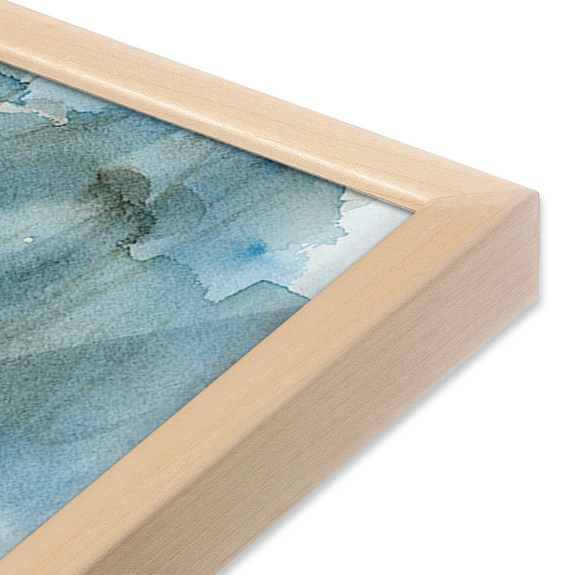 [Color:Raw Maple], Picture of art in a Raw Maple frame at an angle