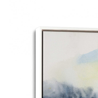 [Color:Opaque White], Picture of art in a White frame at an angle