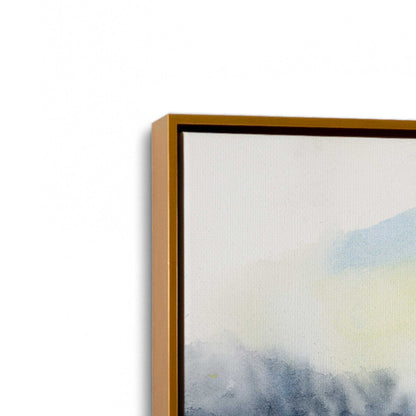 [Color:Polished Gold], Picture of art in a Polished Gold frame at an angle