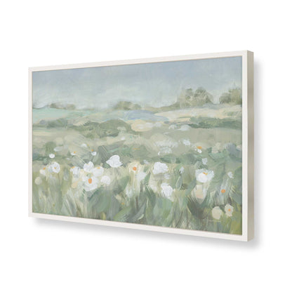 [Color:Opaque White], Picture of art in a Opaque White frame of the corner