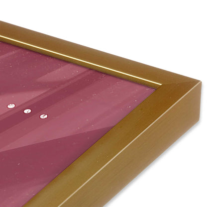 [Color:Polished Gold], Picture of art in a Polished Gold frame at an angle