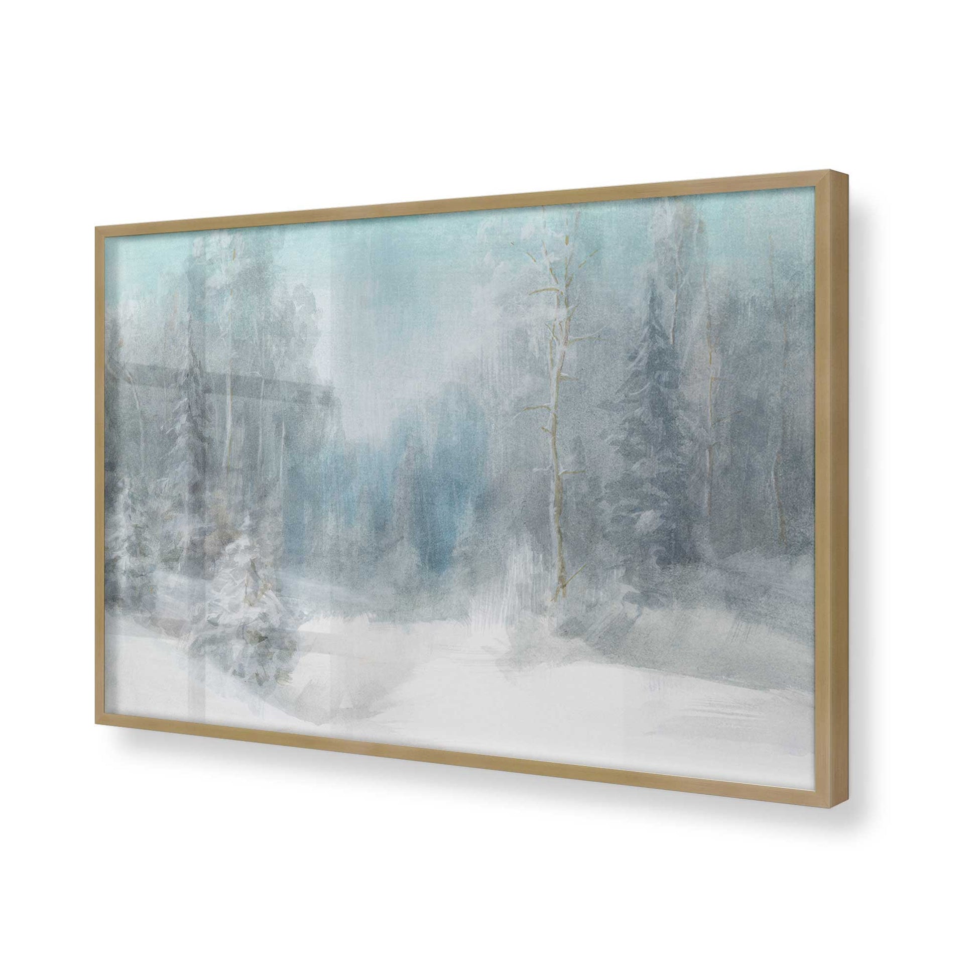 [Color:Brushed Gold], Picture of art in a Brushed Gold frame of the corner