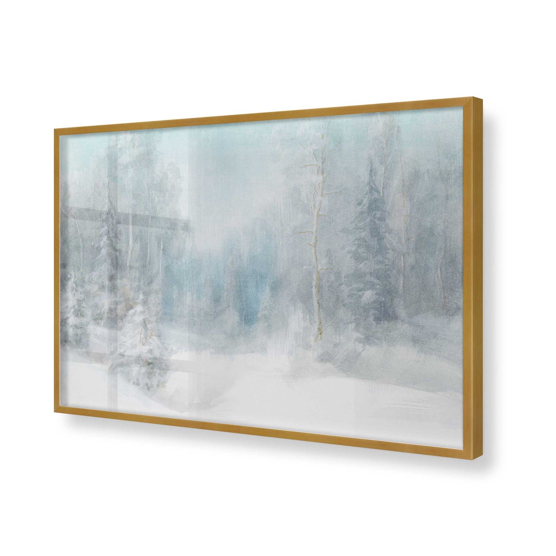 [Color:Polished Gold], Picture of art in a Polished Gold frame of the corner