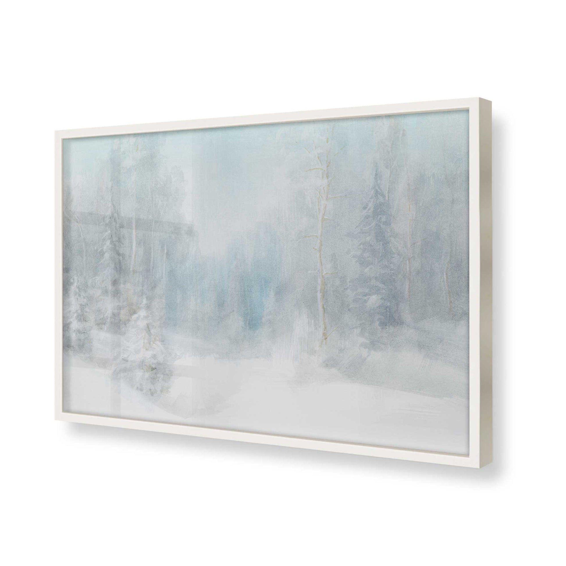 [Color:Opaque White], Picture of art in a Opaque White frame of the corner