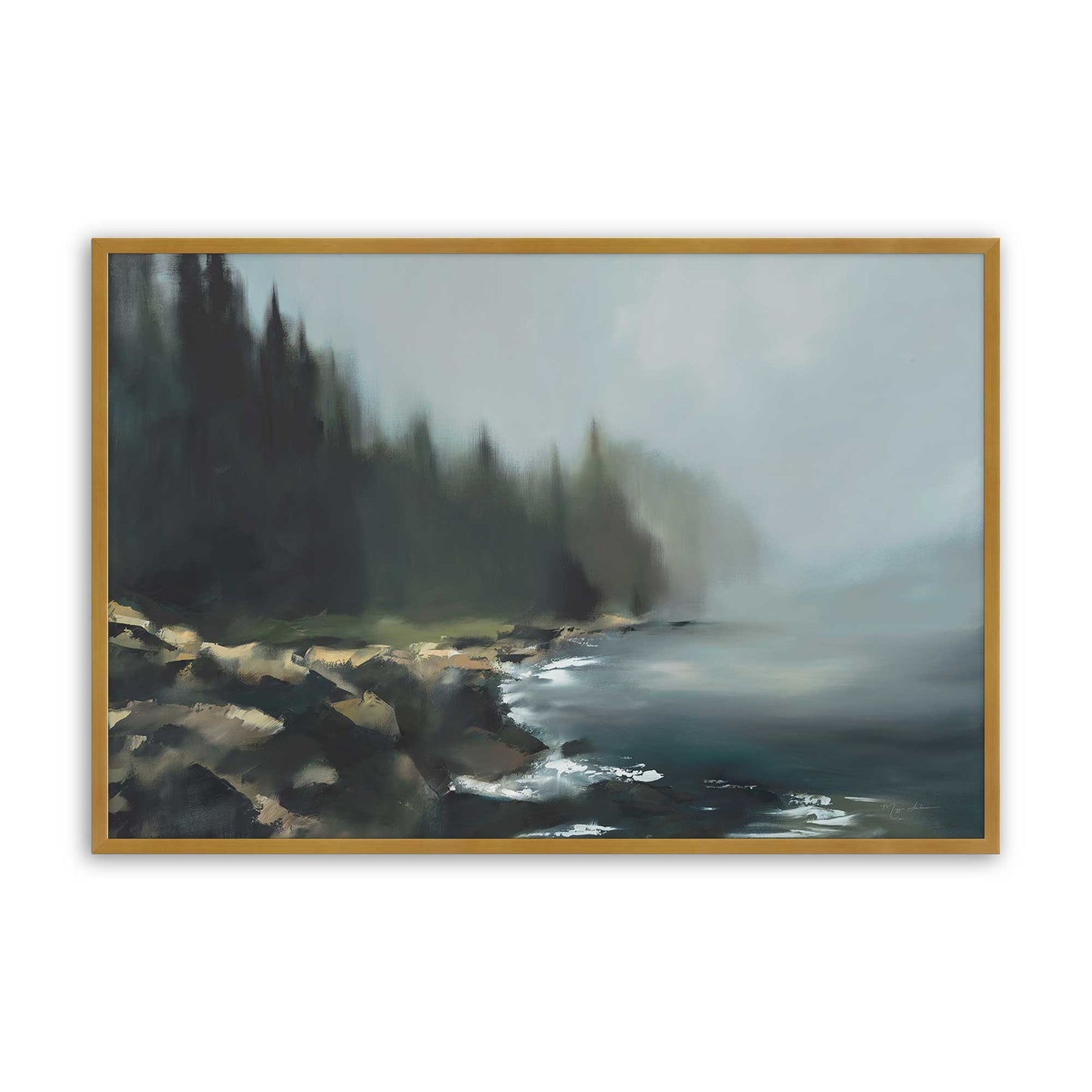 [Color:Polished Gold], Picture of art in a Polished Gold frame