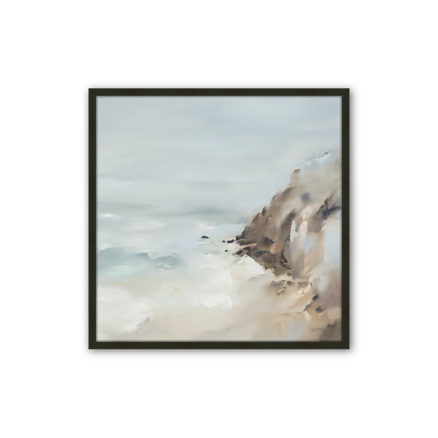 [Color:Satin Black], Picture of art in a Satin Black frame