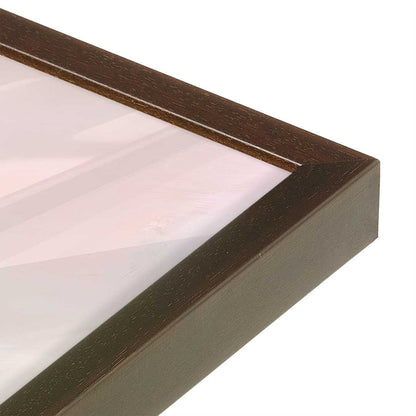 [Color:Espresso], Picture of art in a Espresso frame at an angle