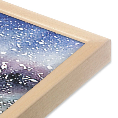 [Color:Raw Maple], Picture of art in a Raw Maple frame at an angle