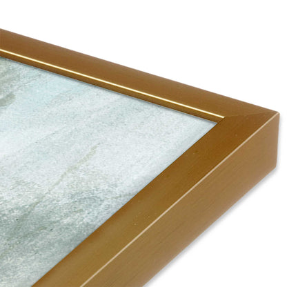 [Color:Polished Gold], Picture of art in a Polished Gold frame at an angle