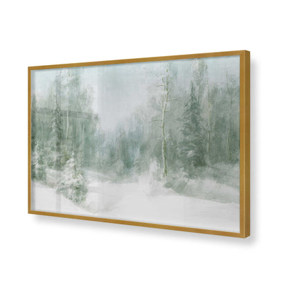 [Color:Polished Gold], Picture of art in a Polished Gold frame of the corner