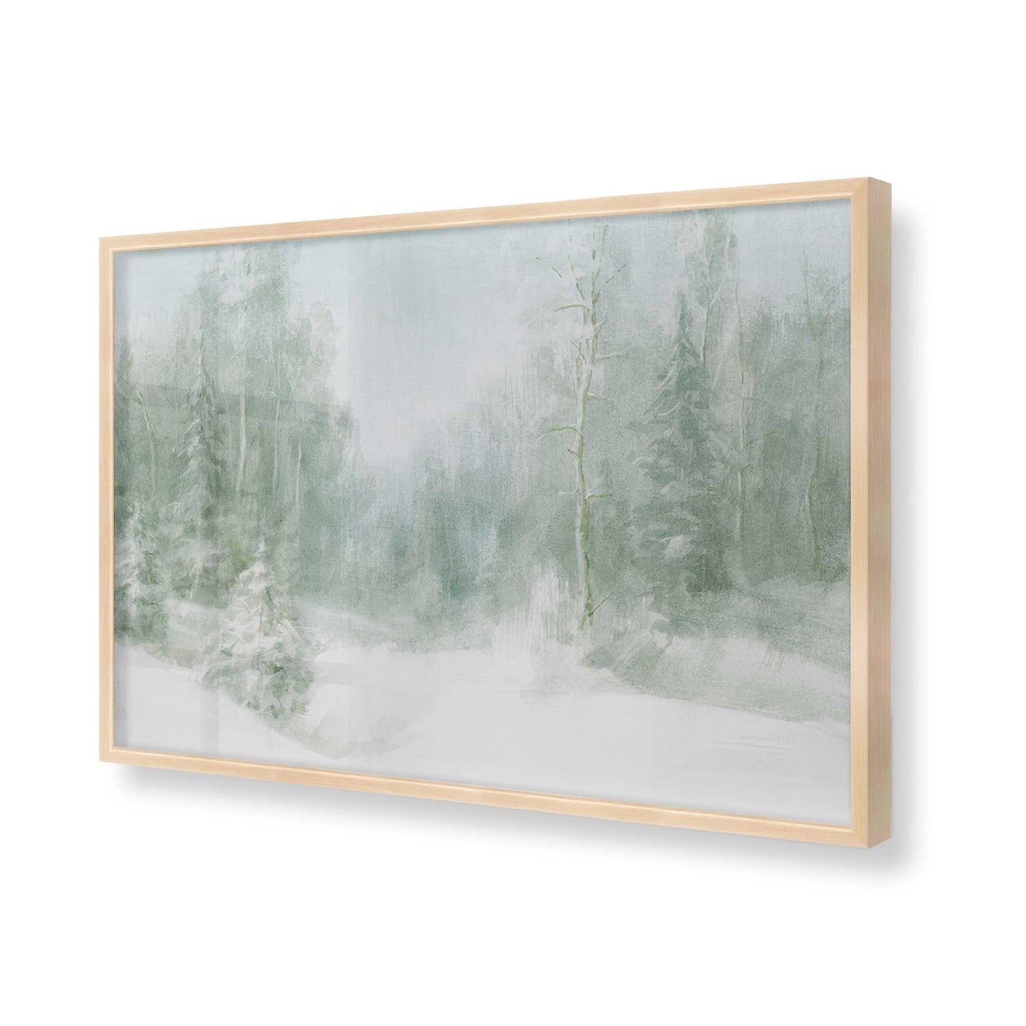 [Color:Raw Maple], Picture of art in a Raw Maple frame of the corner