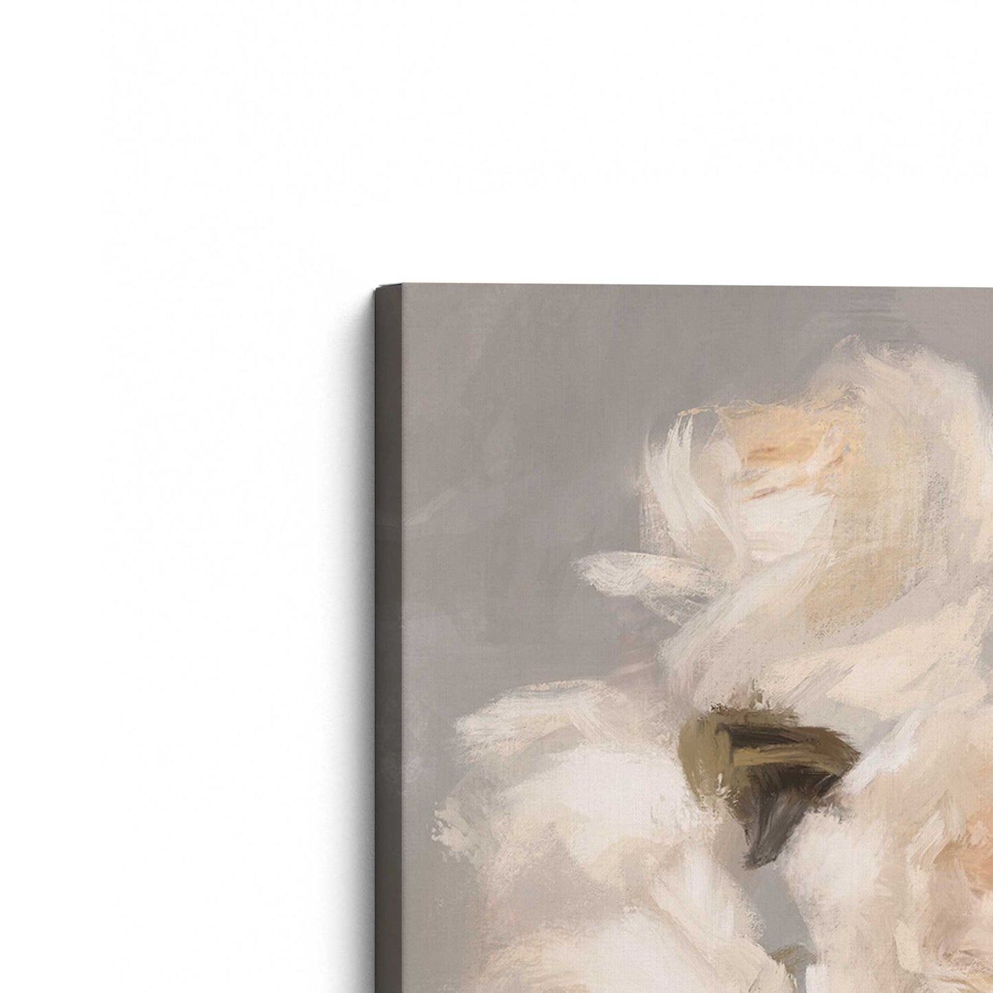 [Color:Stretched Canvas], Picture of the corner of the art