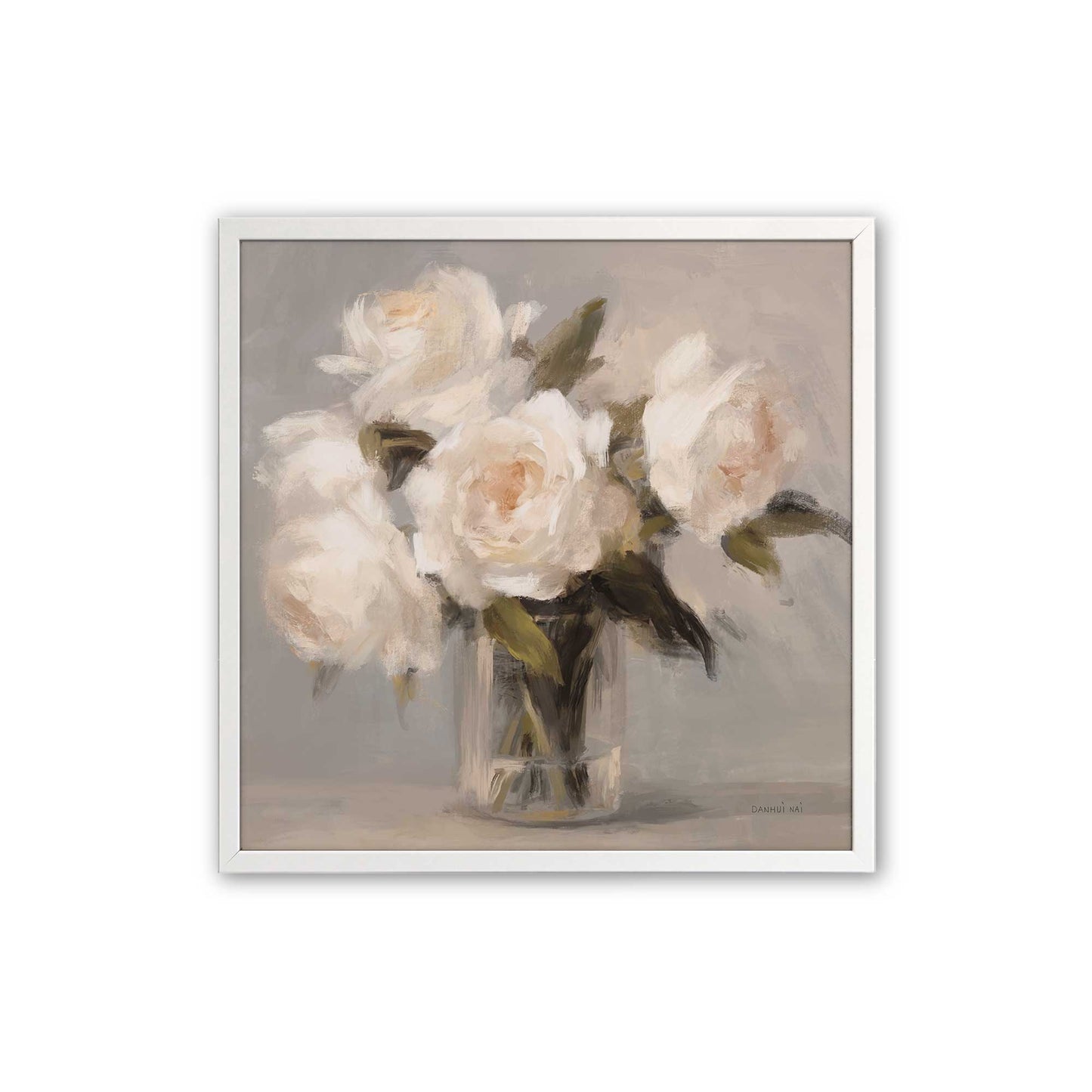 [Color:Opaque White], Picture of art in a Opaque White frame