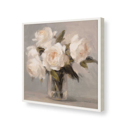 [Color:Opaque White], Picture of art in a Opaque White frame of the corner