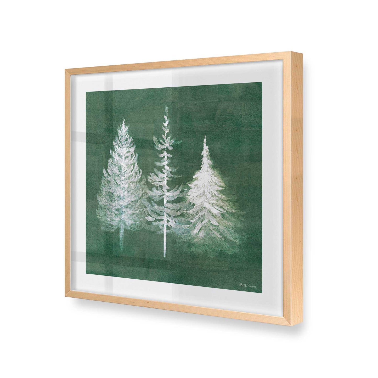 [Color:Raw Maple], Picture of art in a Raw Maple frame at an angle