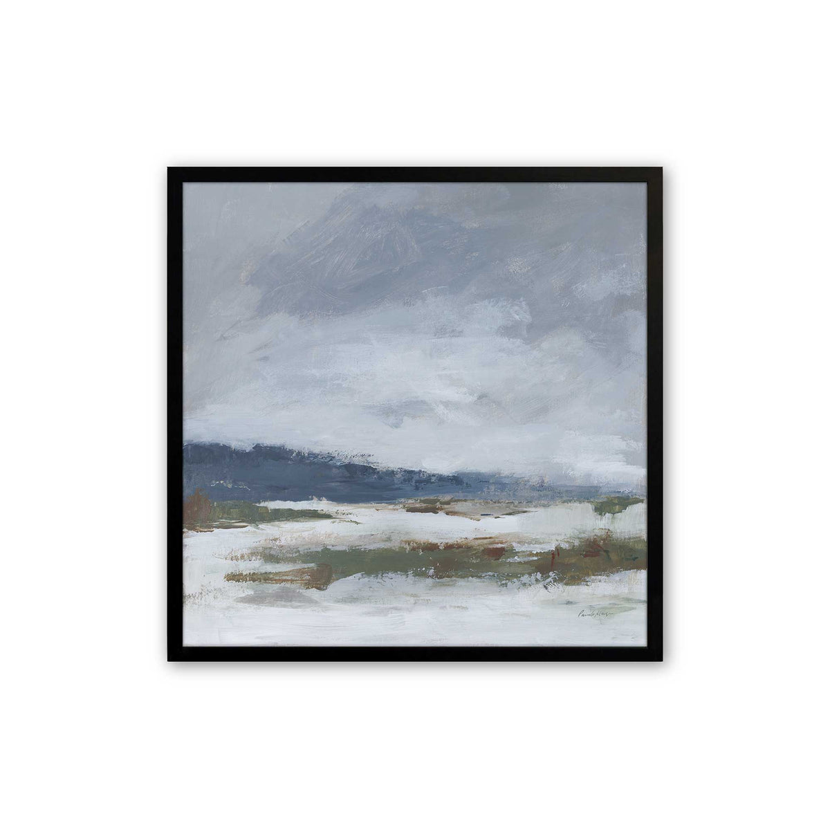 [Color:Satin Black], Picture of art in a Satin Black frame