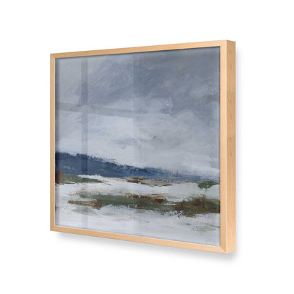 [Color:Raw Maple], Picture of art in a Raw Maple frame at an angle