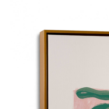 [Color:Polished Gold], Picture of art in a Polished Gold frame at an angle