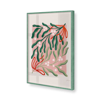 [Color:Lemon Grass], Picture of art in a Lemon Grass frame of the corner