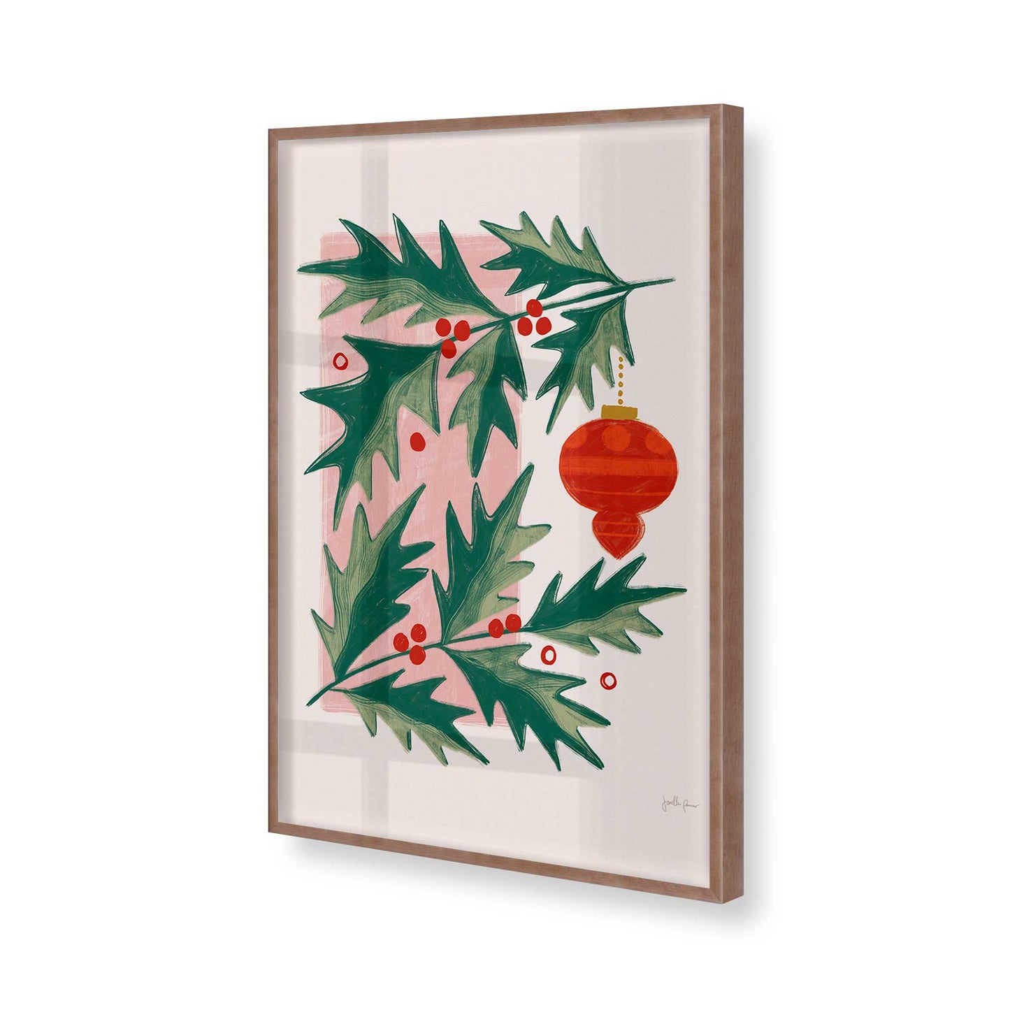 [Color:Powder Rose], Picture of art in a Powder Rose frame of the corner