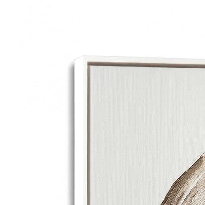 [Color:Opaque White], Picture of art in a White frame at an angle