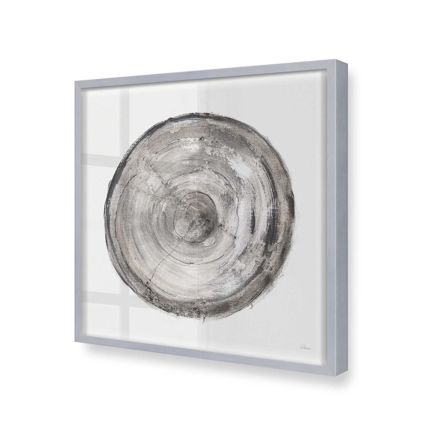 [Color:Polished Chrome], Picture of art in a Polished Chrome frame at an angle