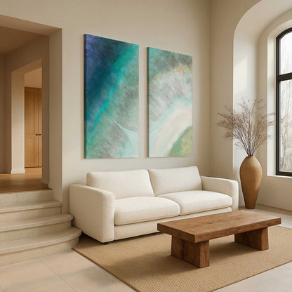 [Color:Stretched Canvas], Picture of art in a room
