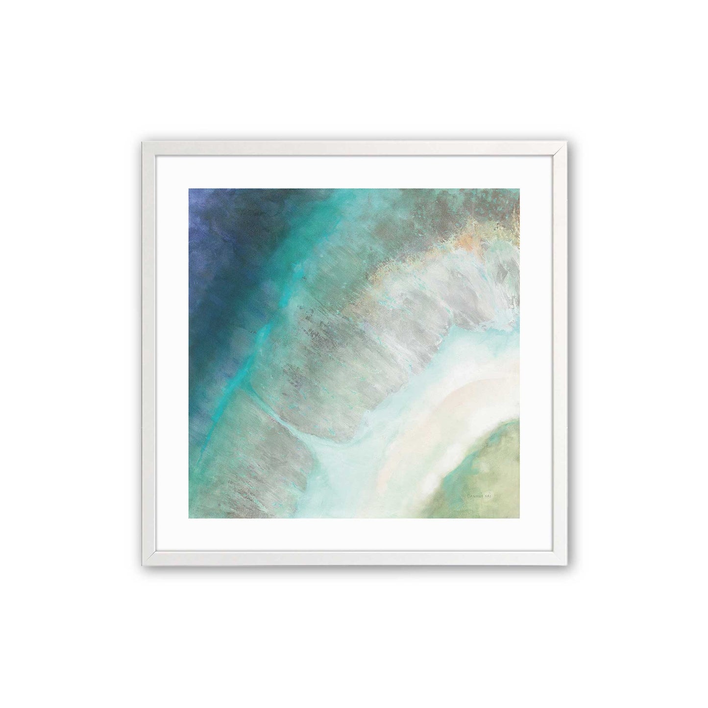 [Color:Opaque White], Picture of art in a Opaque White frame