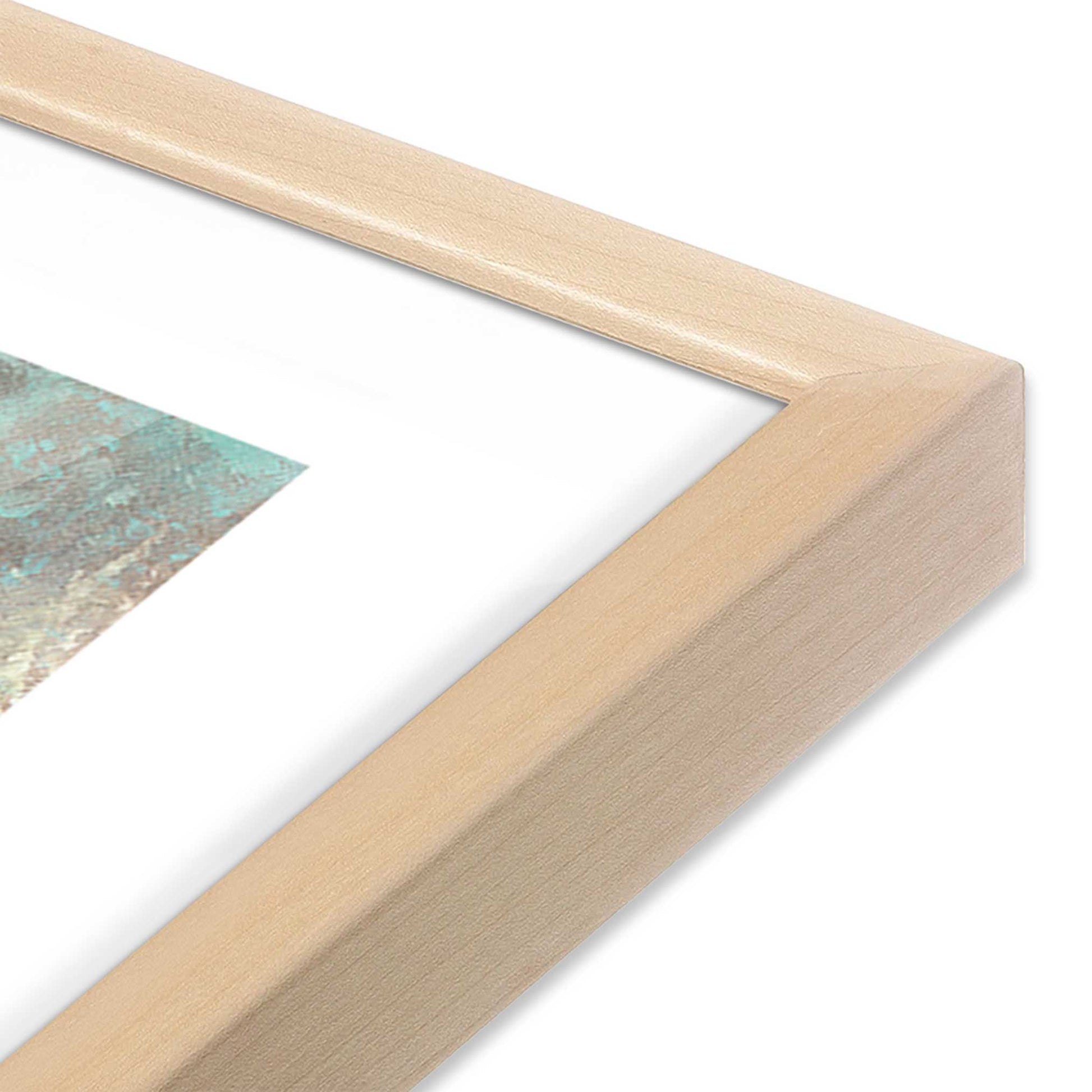 [Color:Raw Maple], Picture of art in a Raw Maple frame of the corner