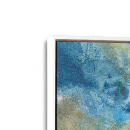 [Color:Opaque White], Picture of art in a White frame at an angle