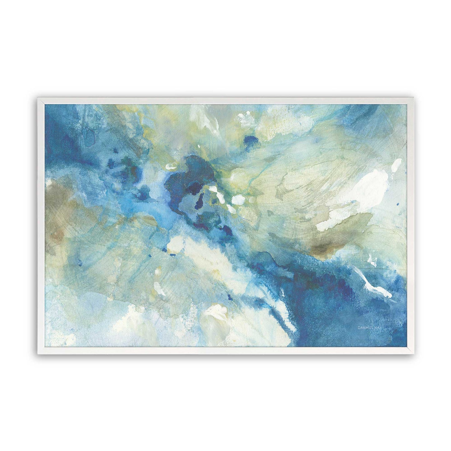 [Color:Opaque White], Picture of art in a Opaque White frame