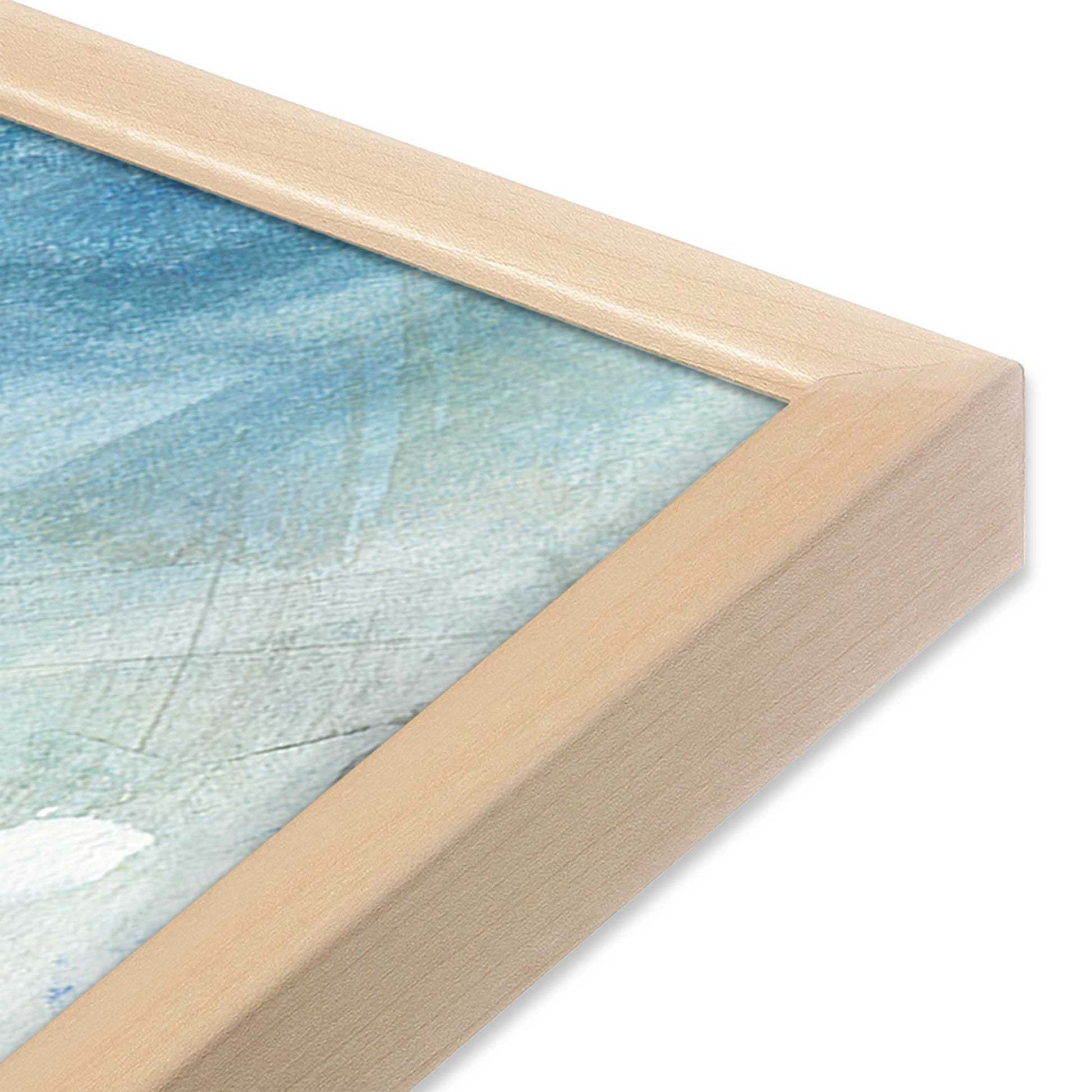 [Color:Raw Maple], Picture of art in a Raw Maple frame at an angle