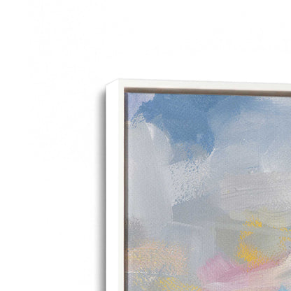 [Color:Opaque White], Picture of art in a White frame at an angle