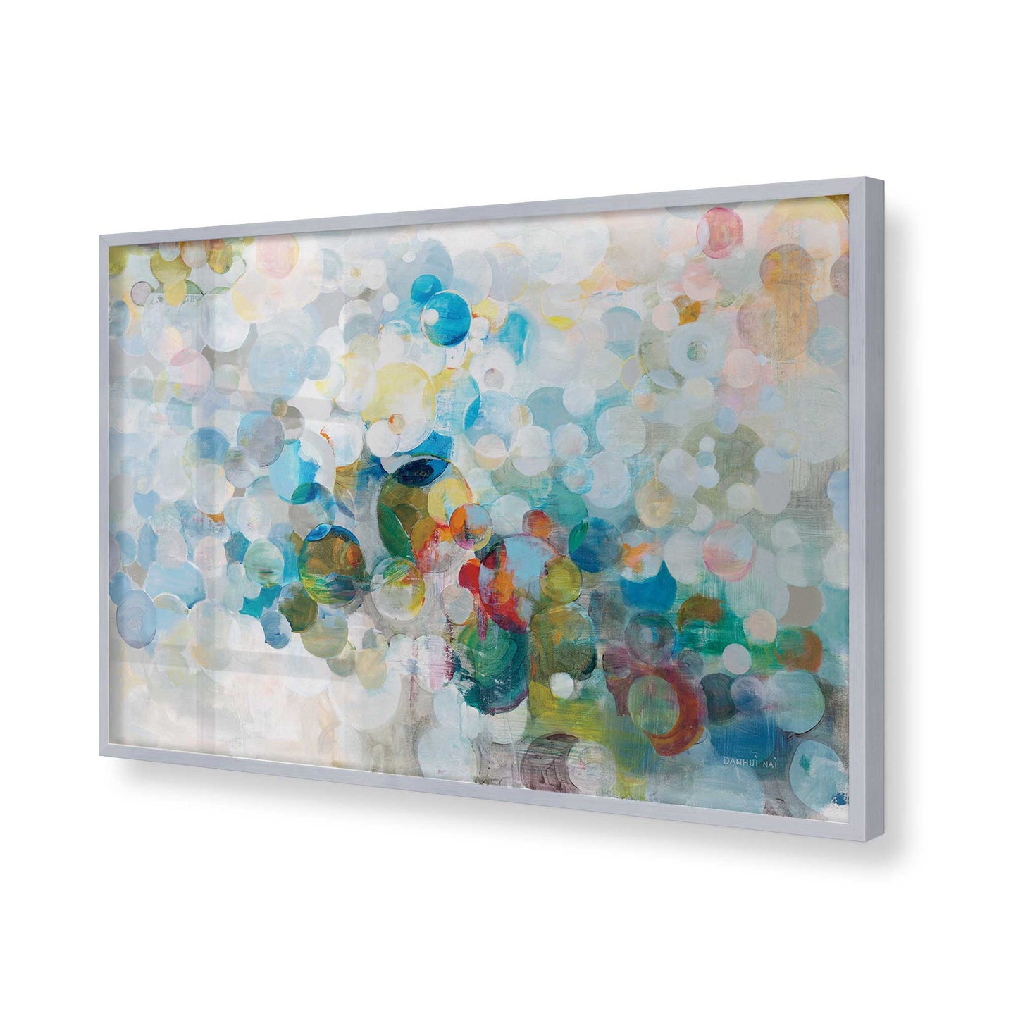 [Color:Polished Chrome], Picture of art in a Polished Chrome frame of the corner