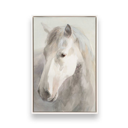 [Color:Opaque White], Picture of art in a White frame