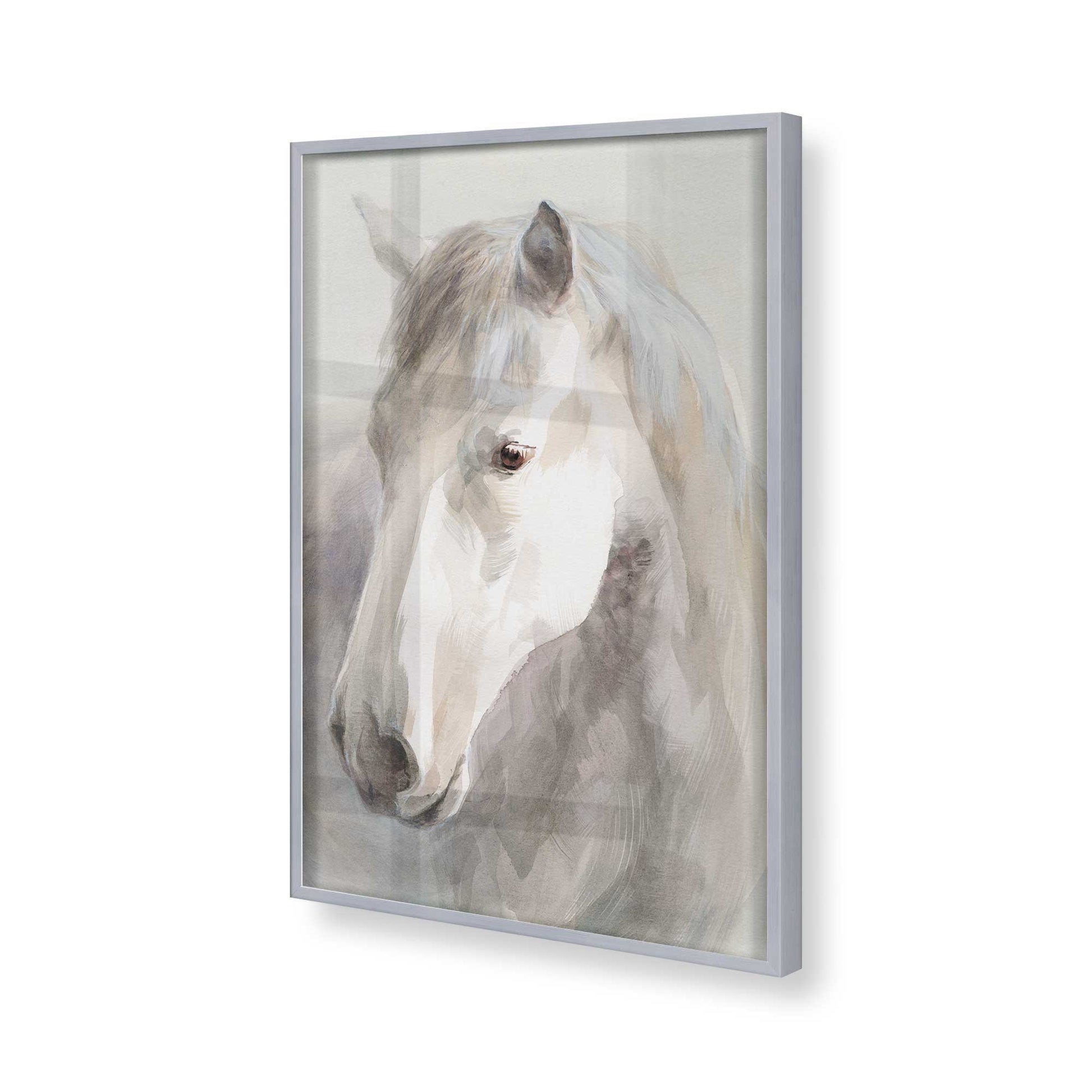 [Color:Polished Chrome], Picture of art in a Polished Chrome frame of the corner