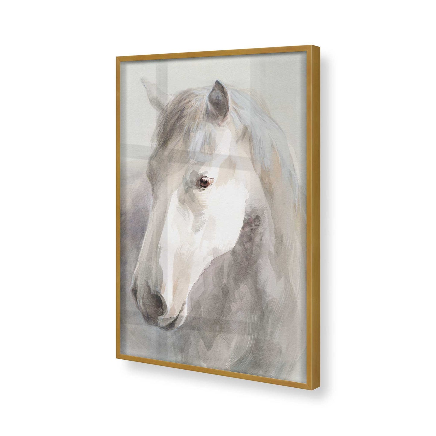 [Color:Polished Gold], Picture of art in a Polished Gold frame of the corner