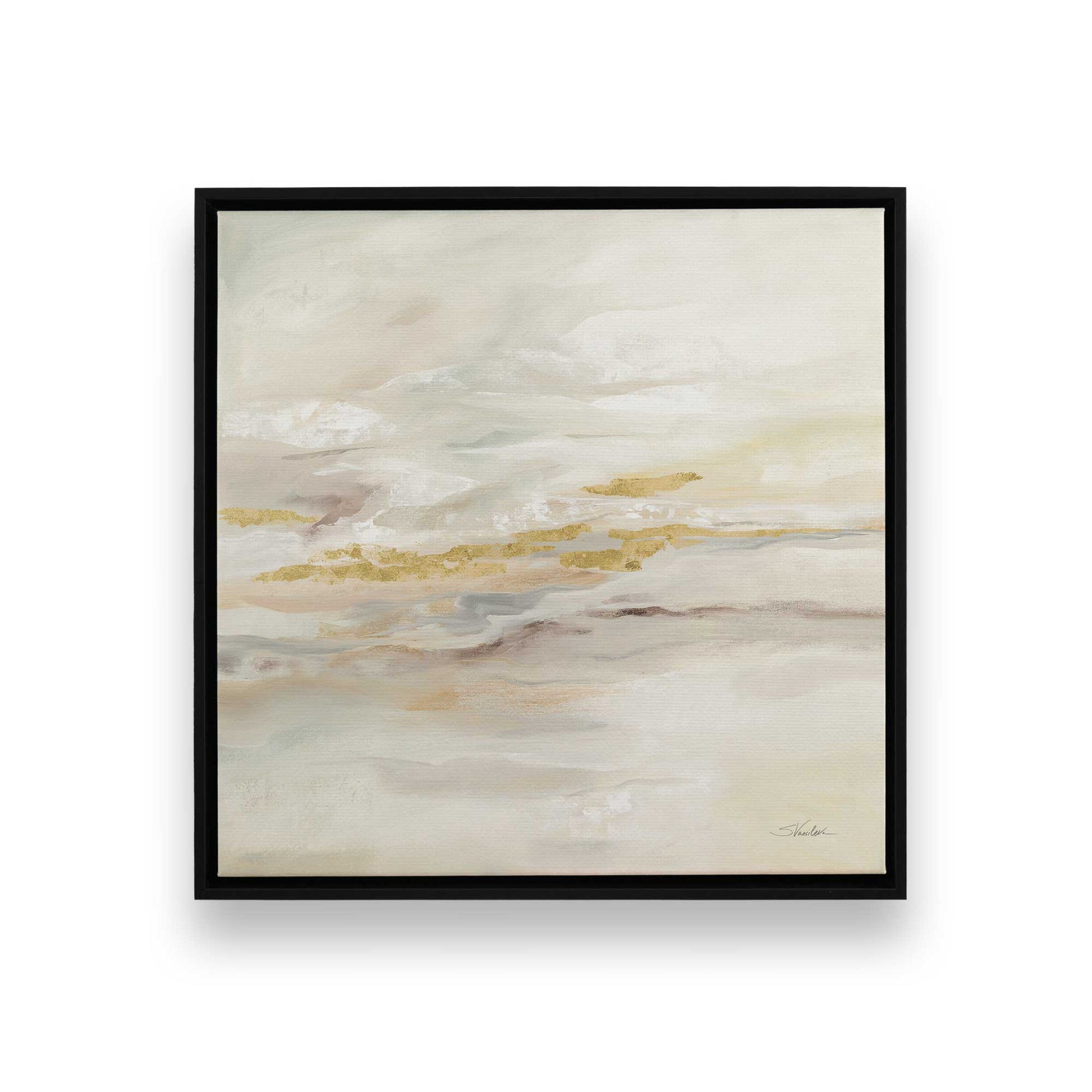 [Color:Satin Black], Picture of art in a Satin Black frame