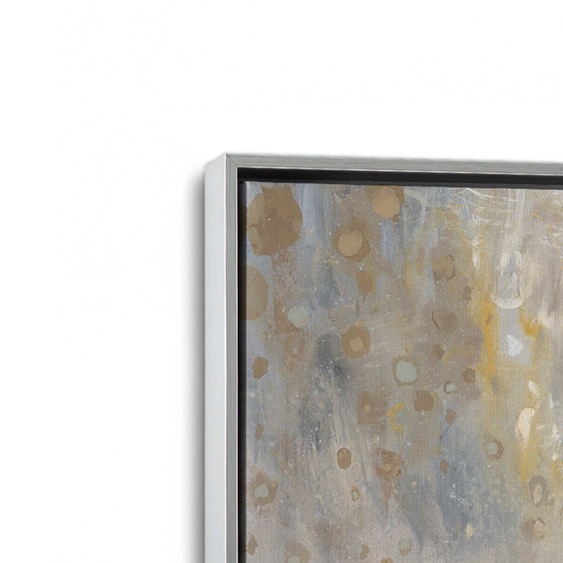 [Color:Polished Chrome], Picture of art in a Polished Chrome frame at an angle