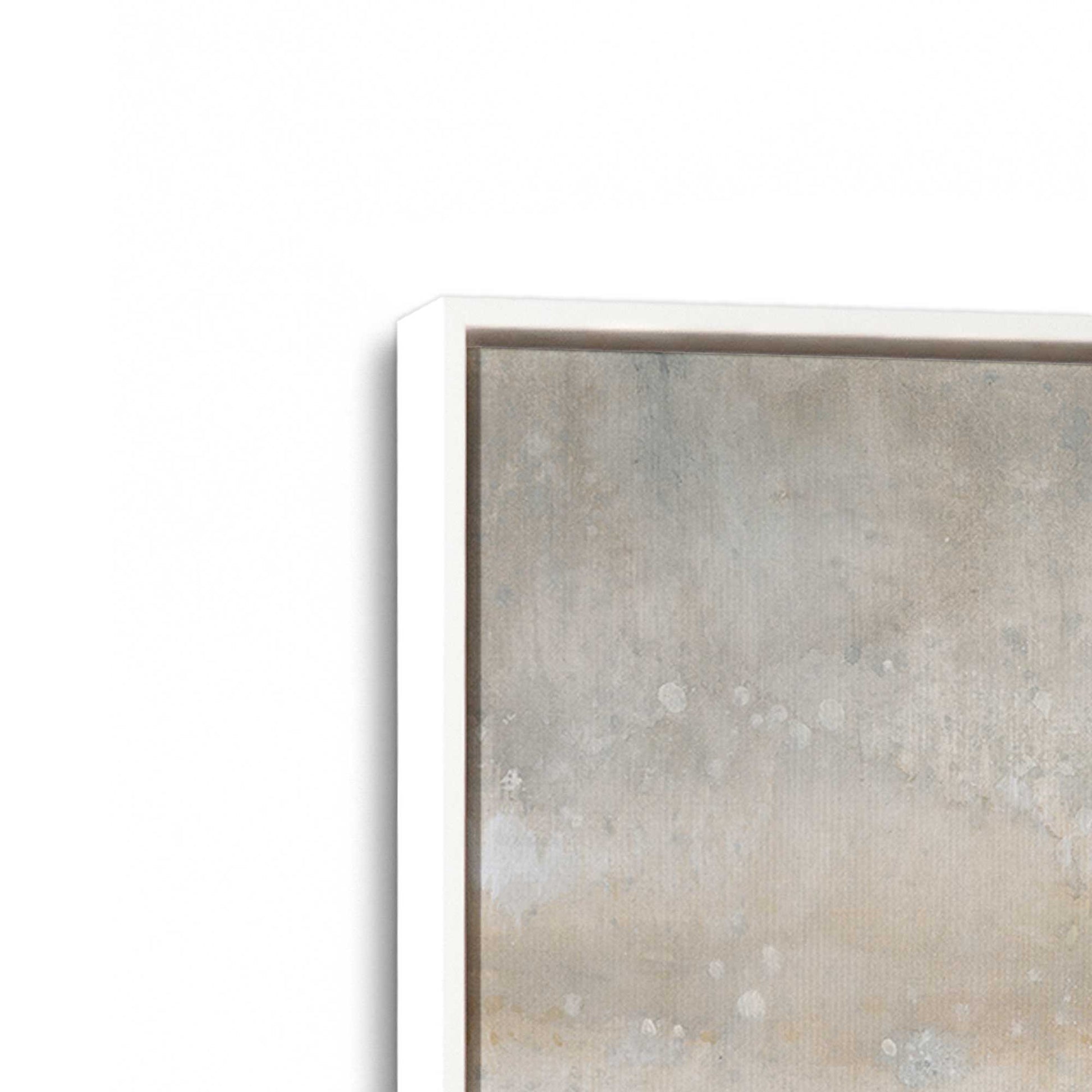 [Color:Opaque White], Picture of art in a White frame at an angle