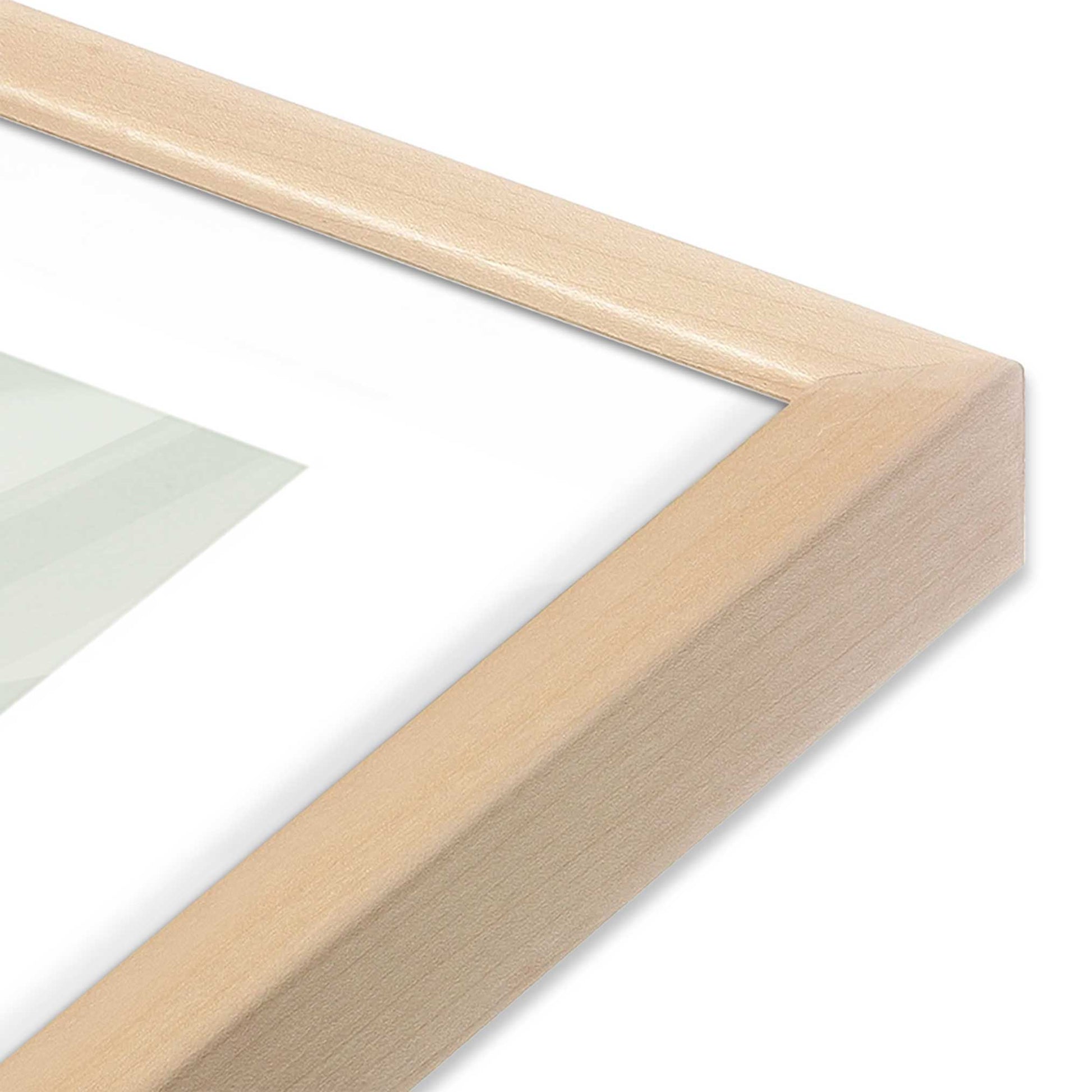 [Color:Raw Maple], Picture of art in a Raw Maple frame at an angle