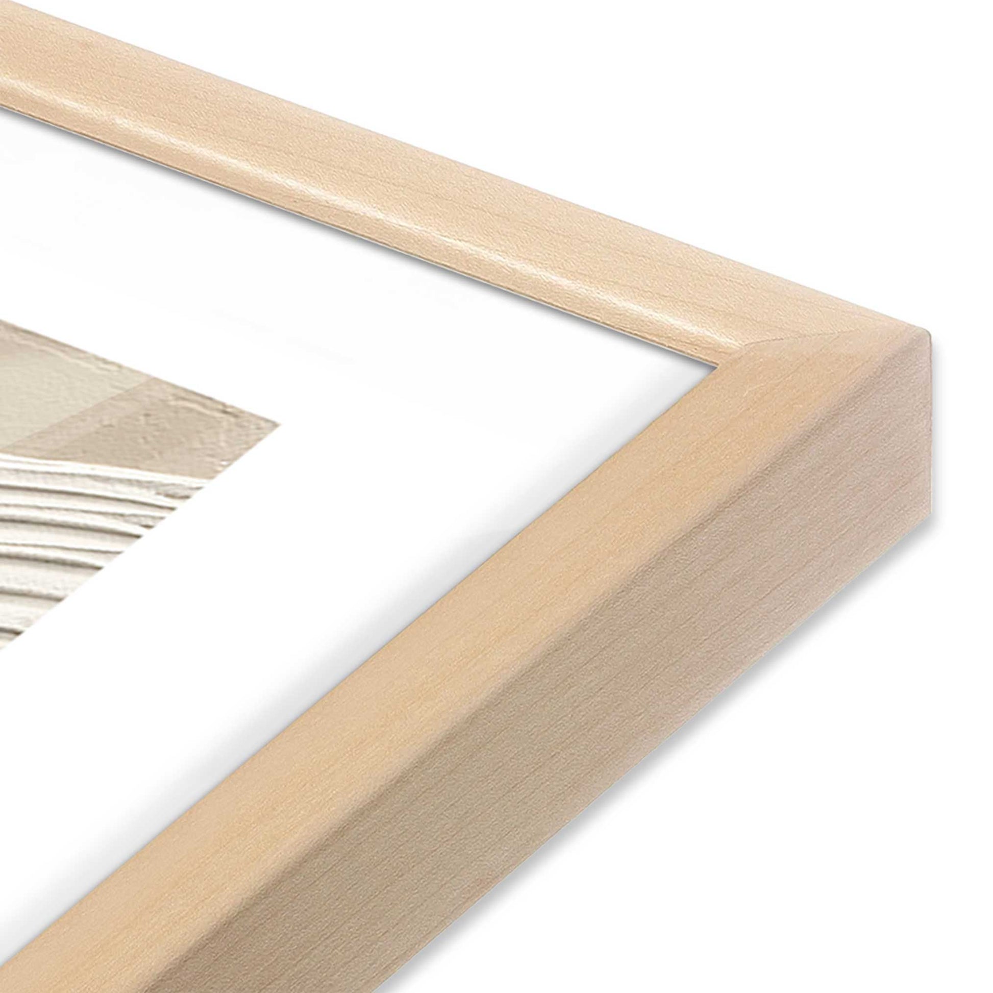 [Color:Raw Maple], Picture of art in a Raw Maple frame of the corner