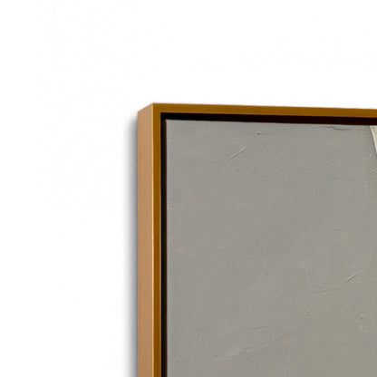 [Color:Polished Gold], Picture of art in a Polished Gold frame at an angle