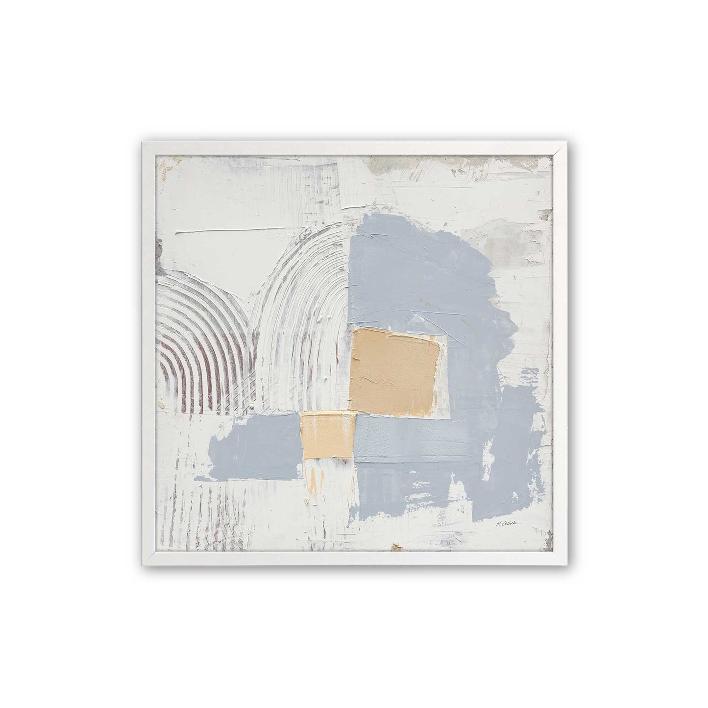 [Color:Opaque White], Picture of art in a Opaque White frame