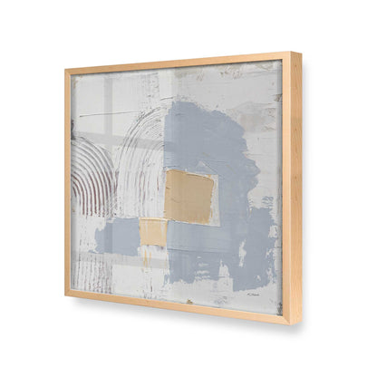 [Color:Raw Maple], Picture of art in a Raw Maple frame at an angle