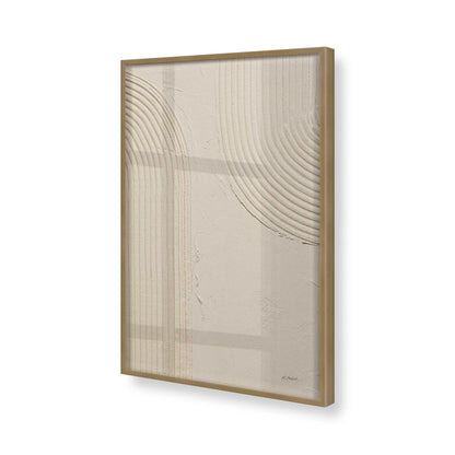 [Color:Brushed Gold], Picture of art in a Brushed Gold frame of the corner