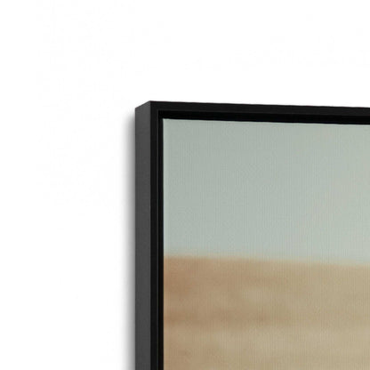 [Color:Satin Black], Picture of art in a Satin Black frame at an angle