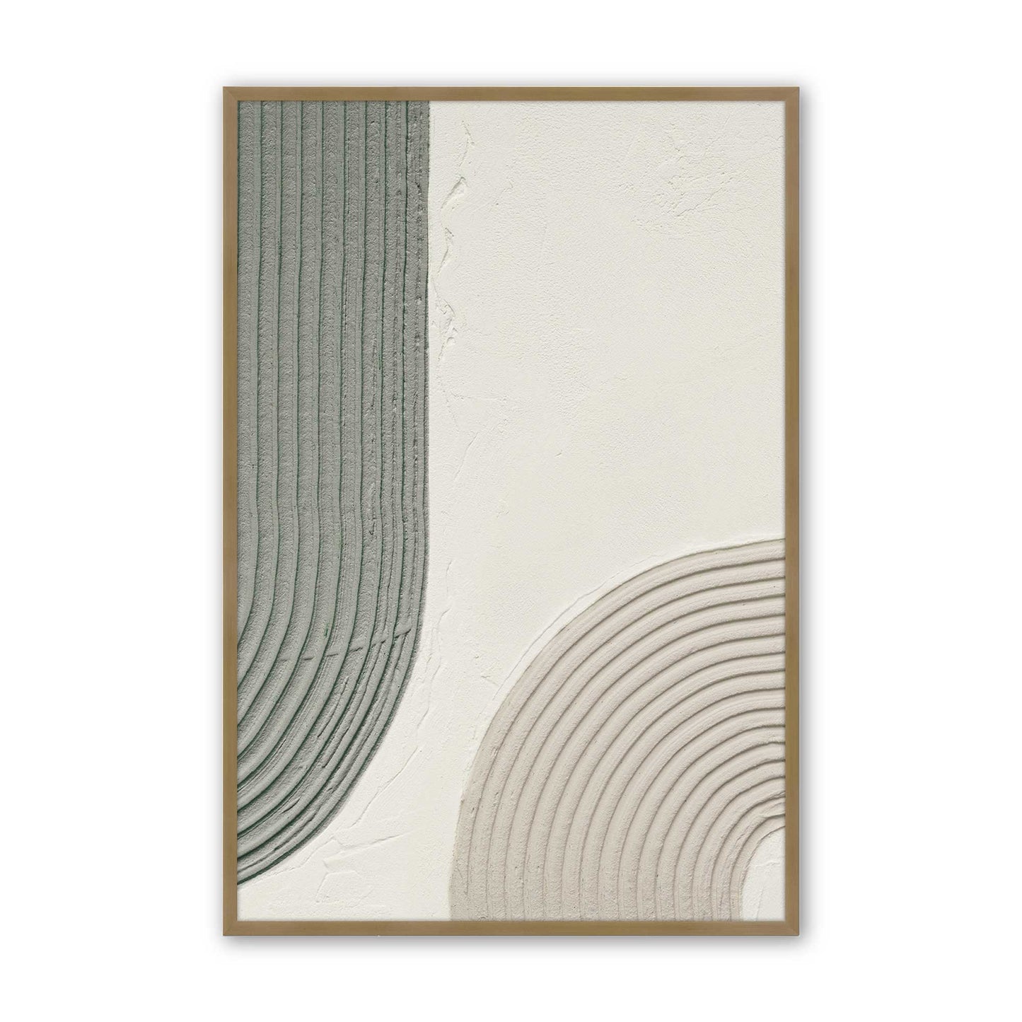 [Color:Brushed Gold], Picture of art in a Brushed Gold frame