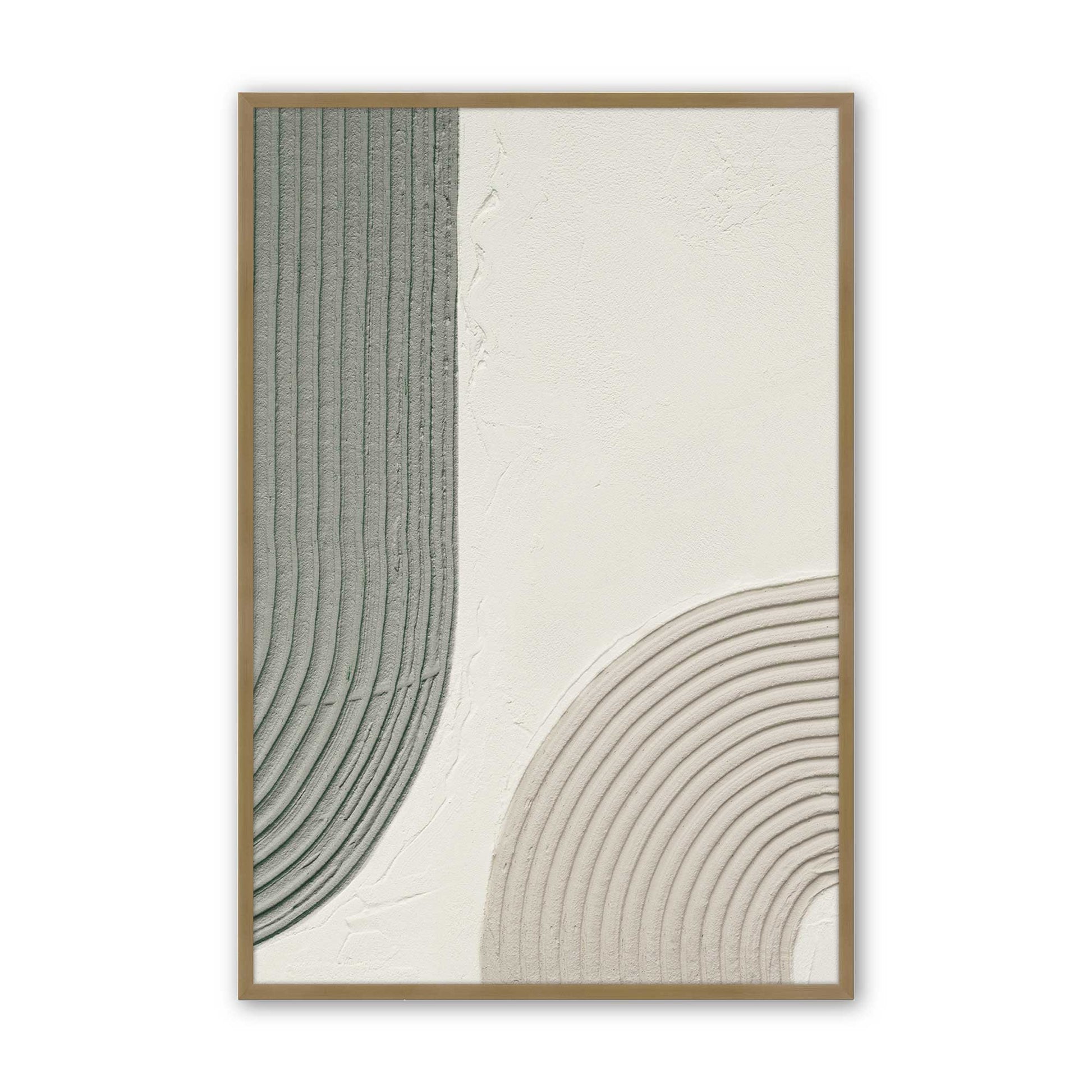[Color:Brushed Gold], Picture of art in a Brushed Gold frame