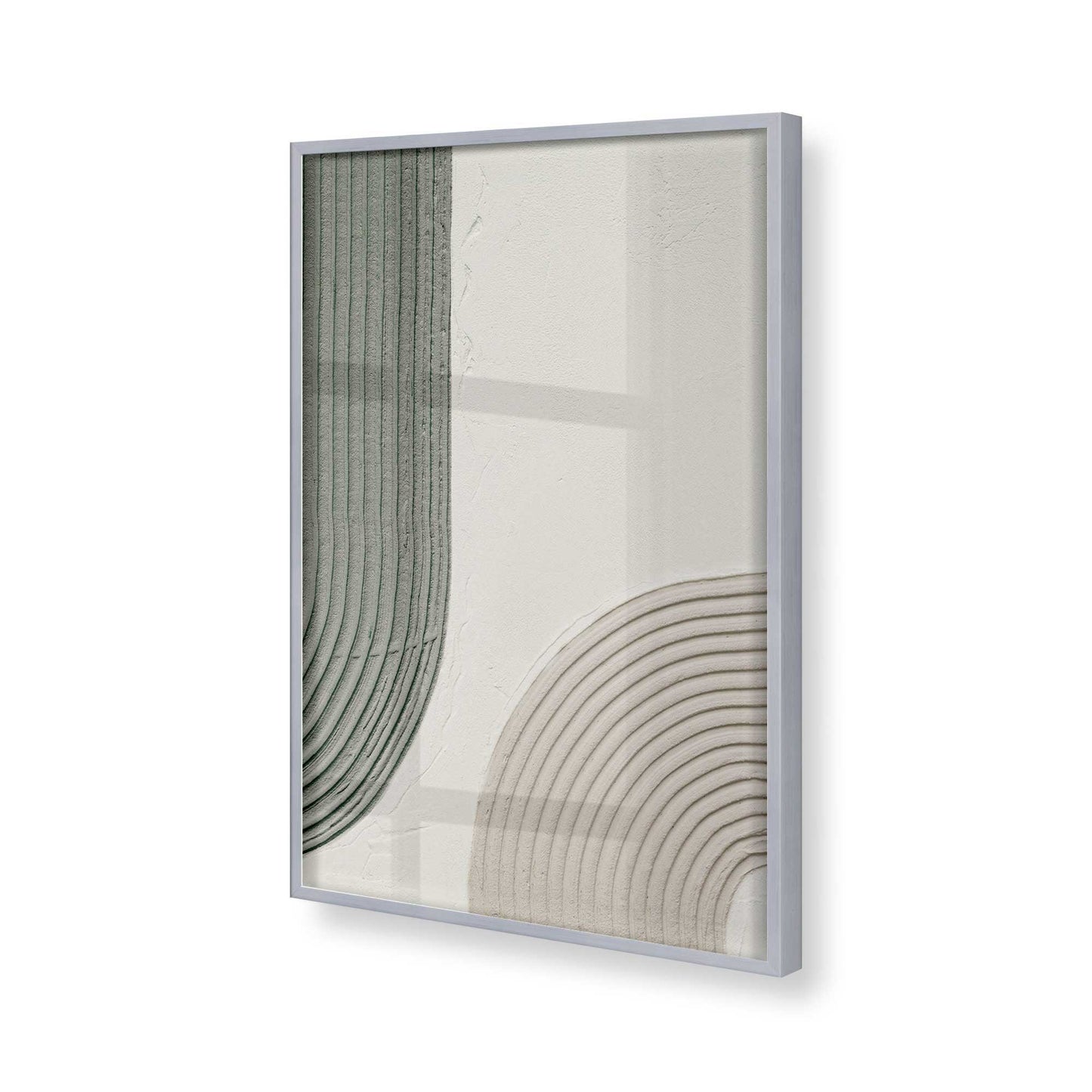 [Color:Polished Chrome], Picture of art in a Polished Chrome frame of the corner